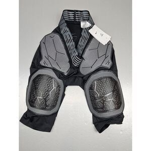 Nike Pro Football Padded Shorts Mens 2XL Compression Hyperstrong BLK. AQ0742-010